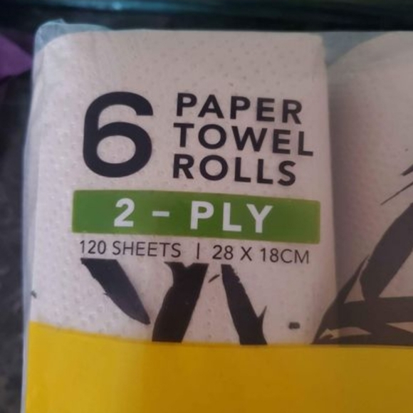 2 packs Papel Towel Babo Unbleached Bamboo Premium 6 pk each - Picture 4 of 5